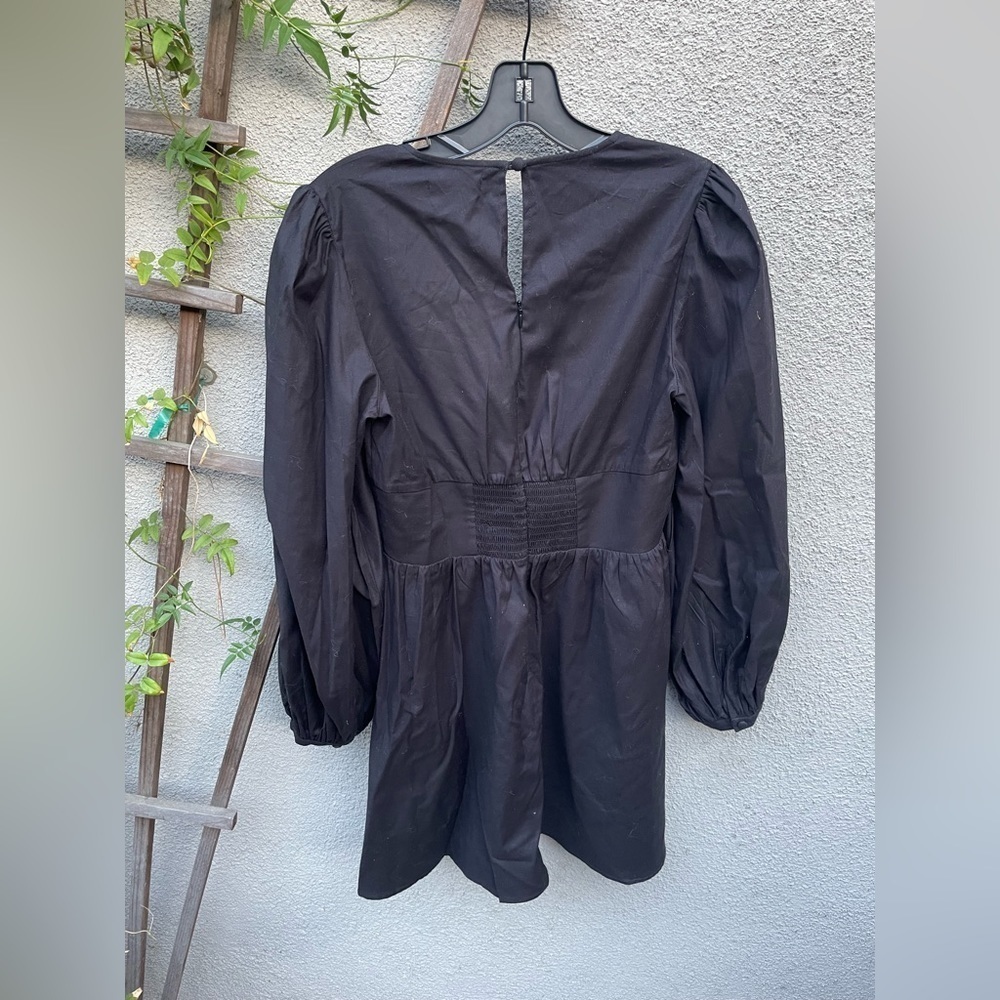 REFORMATION Caitie Black Dress - Picture 7 of 8
